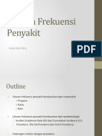 PERTEMUAN 2 - Ukuran Frekuensi Penyakit Pertemuan II