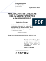 Amélioration de La Qualité Des Aliments