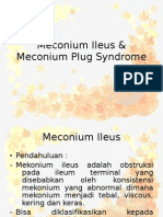 Meconium Ileus & Meconium Plug Syndrome