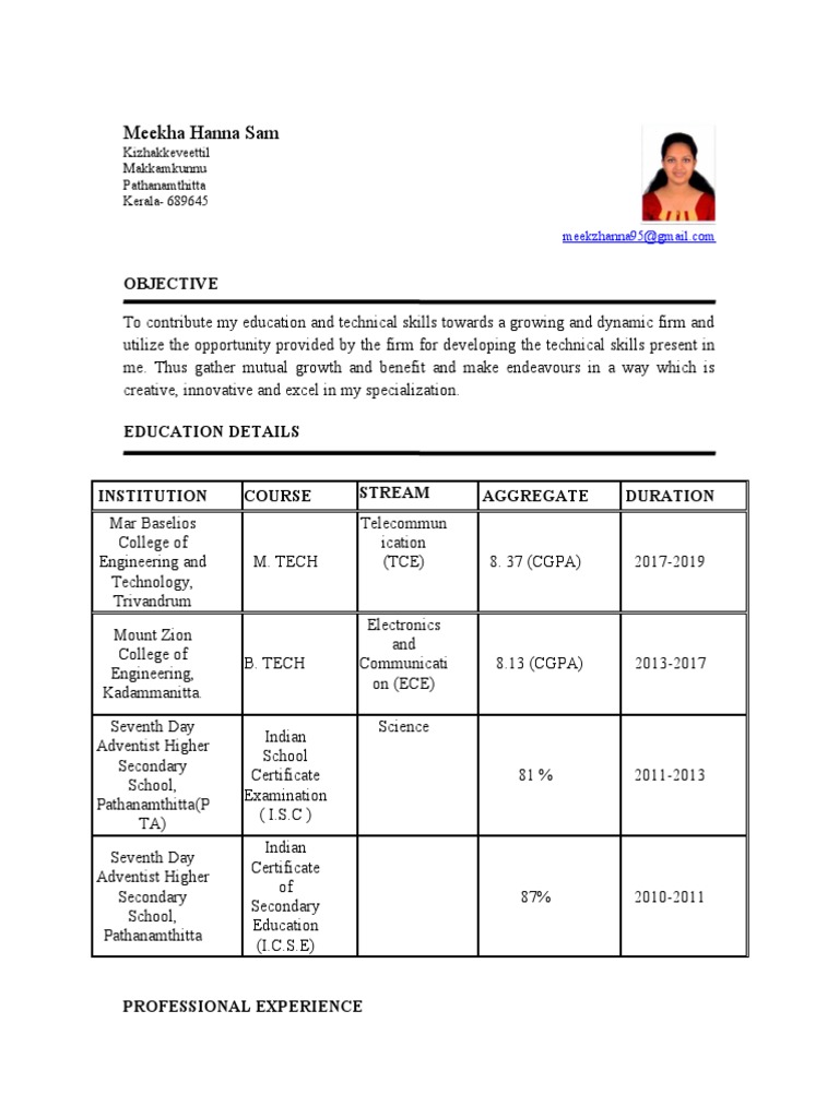 Me Resume | PDF | Computing