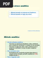 Apostila Controle - 22 - Projeto Avanço / Atraso Analítico