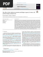 The Effect of Task Rotation On Activation and Fatigue Response of Rotator Cuff Muscles During Overhead Work