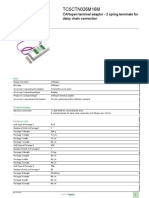 CANopen terminal adaptor data sheet