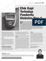 Efek Kopi Terhadap Penderita Diabetes Tipe 2 Oleh Andreas C Djong