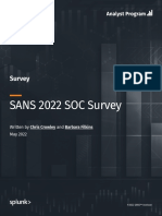 SANS 2022 SOC Survey