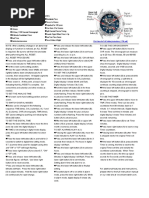 Citizen Navitach Watch Data