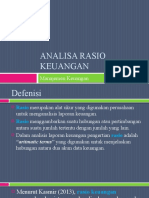 Analisa Rasio Keuangan