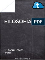 Apuntes Filosofia 2 Bachillerato Platon