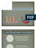 Lost Business Analysis