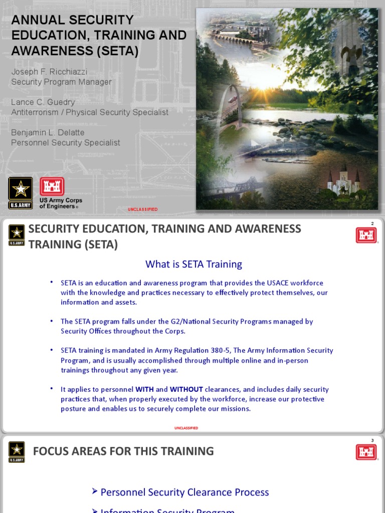 Feb 20 - Security Education Training and Awareness | PDF | Classified ...