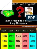 Who Wants To Win English?: I.E.D. Ciudad de Montreal Lucy Mosquera