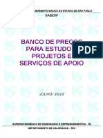 Banco de Preços SABESP