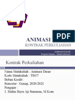 Animasi Dasar - Kontrak Perkuliahan