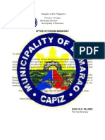 Capiz Barangay Population Certification