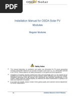 Osda solar module _ installation manual