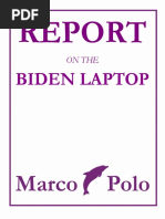 Report On Biden Laptop - Marco Polo | PDF | Huma Abedin | Federal ...