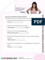 Workbook Advanced Phrases For Conversation Updated