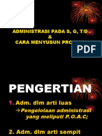 Organisasi & Admin Satuan