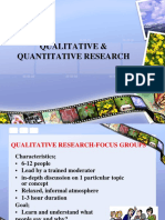 2.2 Qualitative and Quantitative Research