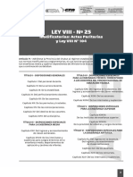 Ley VIII-25