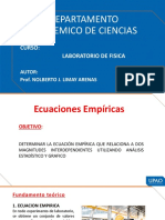 Ecuaciones Empiricas - Metodo Estadistico