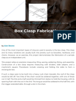 Box Clasp Fabrication 