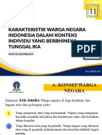 Karakteristik Warga Negara Indonesia Dalam Konteks Individu Yang Berbhineka Tunggal Ika