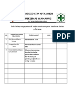 bukti adanya upaya tindak lanjut