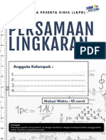 LKPD Persamaan Lingkaran Pertemuan 2