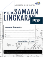 LKPD Persamaan Lingkaran Pertemuan 1