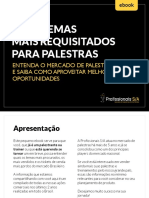 Profissionais SA - Ebook 10 Temas Mais Requisitados para Palestras