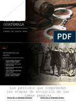 Historia Del Derecho Penal en Guatemala