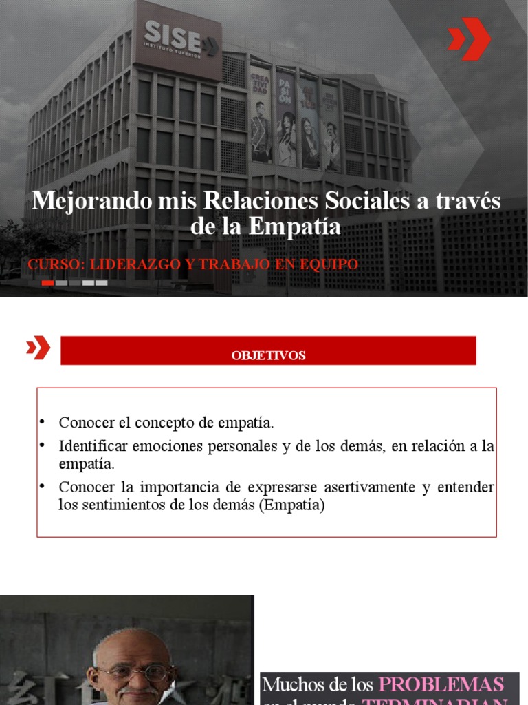 Empatía: Mejora tus Relaciones Sociales | PDF | Empatía | Las emociones