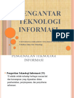 Pengantar Teknologi Informasi