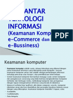 PTI (Keamanan Sistem, E-Comerce Dan E-Business)