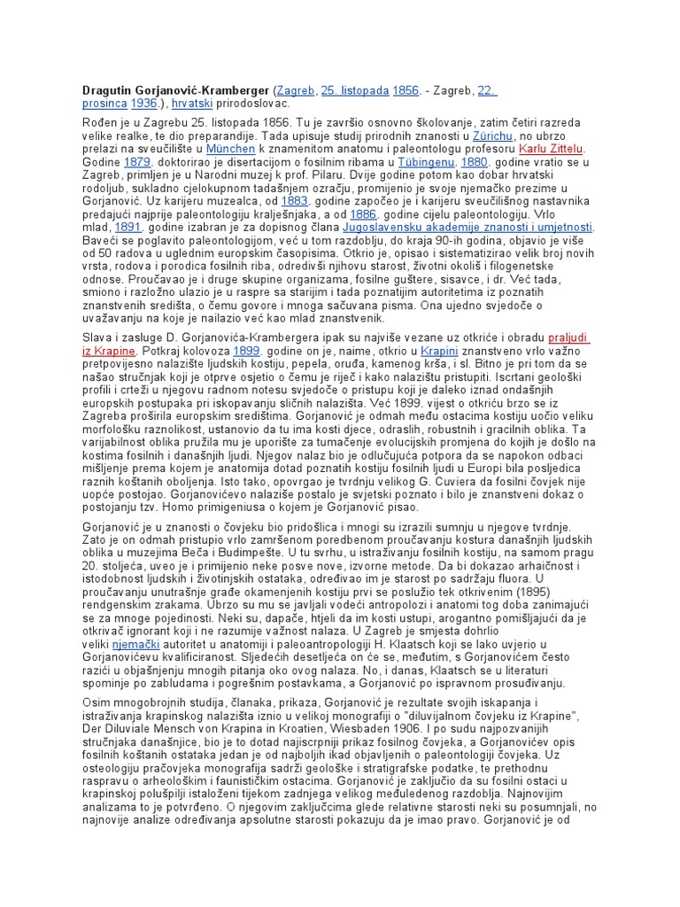Dragutin GorjanovićKramberger PDF