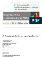 II Modélisation Avec Matlab