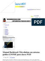 Manual Backtrack 5 Revolution Con Entorno Gráfico GNOME para Claves WEP - CompraWifi