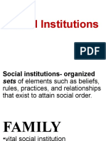 LESSON 4 - Social Institution