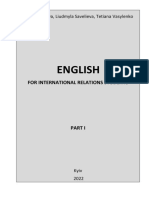 ENGLISH For International Relations Students (UNIT 1)