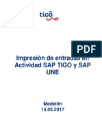 Impresion Entradas Actividad SAP