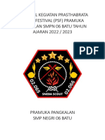 Proposal Kegiatan Prasthabrata Scout Festival Sneba