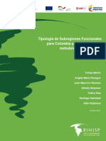 1 - 03 Bateman Et Al (2018) Tipología de Subregiones Funcionales para Colombia