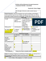 Pre Assessment Data Sheet Lime Hollow f21 1