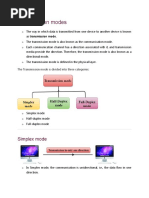 Transmission Modes