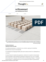 Definition and Examples of Substantives in Grammar