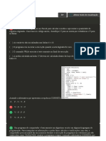 Avaliação II Algoritmo e Lógica de Programação (EEA02) - Algoritmo e Logica  de Programacao