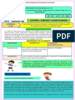 Experiencia de Aprendizaje 03 - Actividad 02 - 3ero y 4to - 2022 - Tutoria