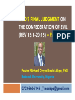 DBP 36 Rev 10 GOD'S FINAL JUDGMENT ON THE CONFEDERATION OF EVIL - REV 15-20 1