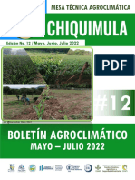 Boletin Agroclimatico No12 Chiquimula